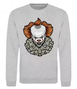 Свитшот Sally Серый меланж фото