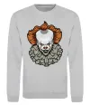 Свитшот Оно клоун Серый меланж фото