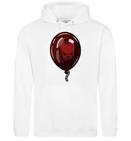 Чоловіча толстовка (худі) Оно шарик Білий фото