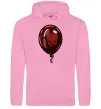 Женская толстовка (худи) Оно шарик Розовый фото