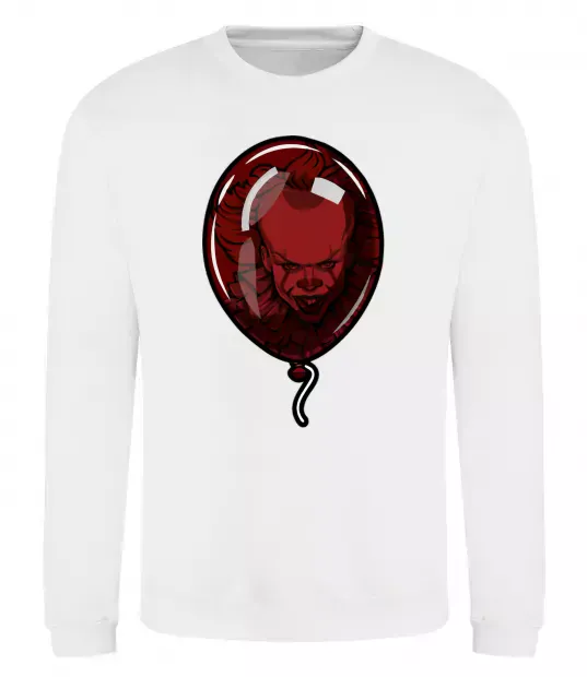 Світшот Оно шарик Білий фото