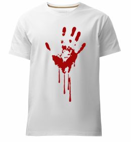 Мужская премиум футболка Кровавая ладошка Мужская премиум футболка Кровавая ладошка