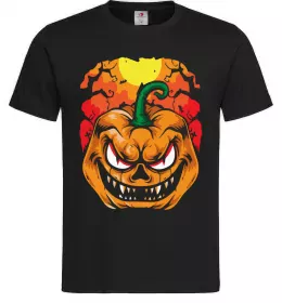 Чоловіча футболка Лютая тыква Чорний фото