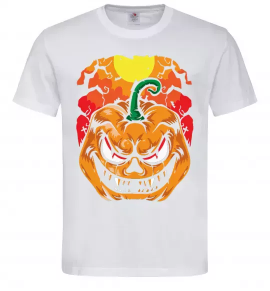 Мужская футболка Лютая тыква Белый фото