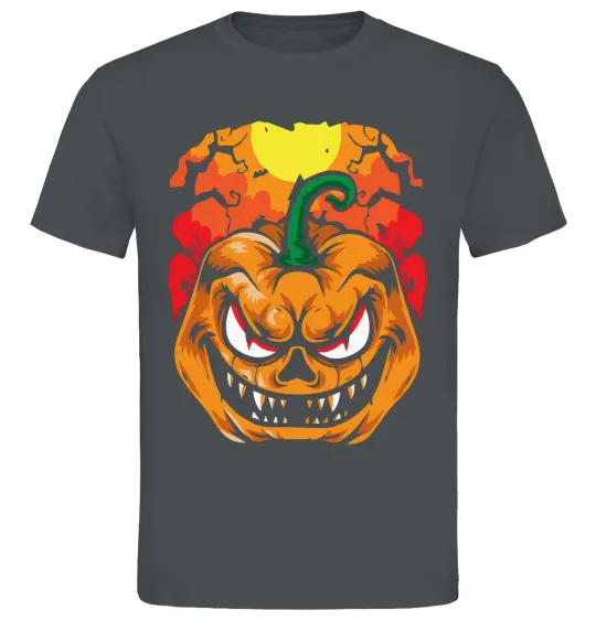 Мужская футболка Лютая тыква Графит фото