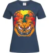 Женская футболка Лютая тыква Темно-синий фото