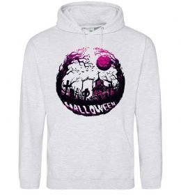 Мужская толстовка (худи) Пугающий пейзаж