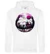 Жіноча толстовка (худі) Пугающий пейзаж Білий фото