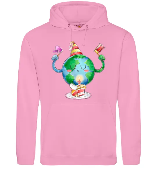 Жіноча толстовка (худі) Happy Earth Day Рожевий фото