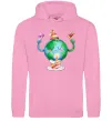 Жіноча толстовка (худі) Happy Earth Day Рожевий фото