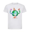 Дитяча футболка Happy Earth Day Білий фото