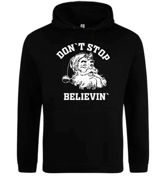 Жіноча толстовка (худі) Don`t stop believin Чорний фото
