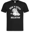 Чоловіча футболка Don`t stop believin Чорний Чоловіча футболка Don`t stop believin Чорний фото