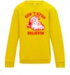 Детский Свитшот Don`t stop believin Солнечно желтый фото