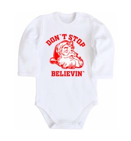 Детский боди Don`t stop believin