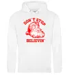 Жіноча толстовка (худі) Don`t stop believin Білий Жіноча толстовка (худі) Don`t stop believin Білий фото