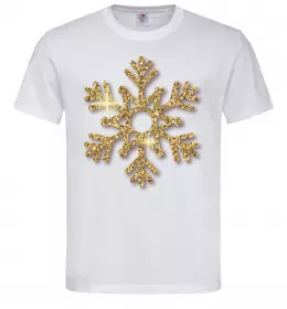 Мужская футболка Олаф та сніговички Белый фото