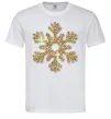 Чоловіча футболка Золота сніжинка Білий фото
