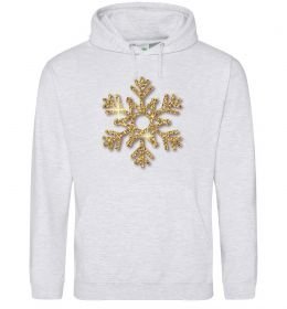 Мужская толстовка (худи) Золота сніжинка