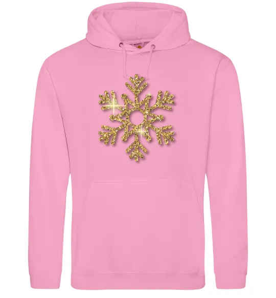 Женская толстовка (худи) Золота сніжинка Розовый фото