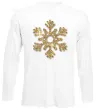 Лонгслив Золота сніжинка Белый фото