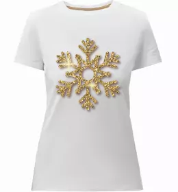 Женская премиум футболка Snow Maiden Белый фото