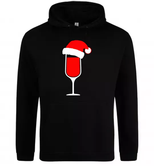 Чоловіча толстовка (худі) Келих в шапочці Чорний фото