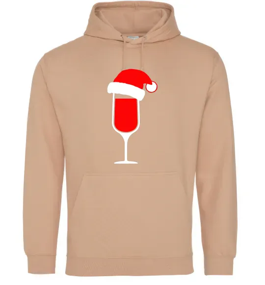 Чоловіча толстовка (худі) Келих в шапочці Пісочний фото