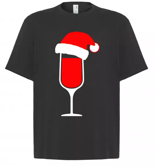 Футболка Оверсайз Келих в шапочці Черный фото