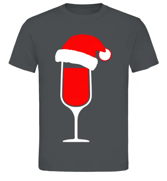 Чоловіча футболка Келих в шапочці Графіт фото