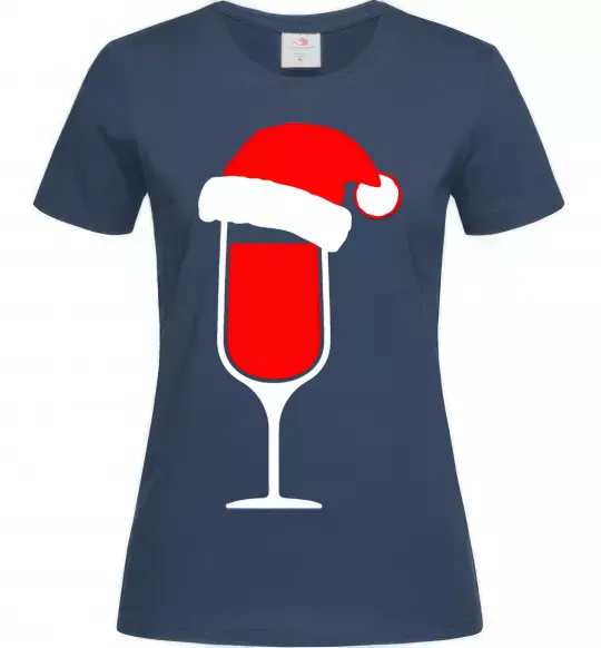 Женская футболка Келих в шапочці Темно-синий фото