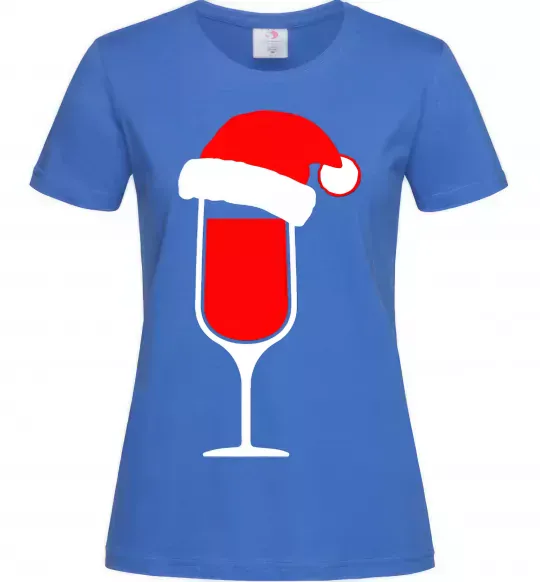 Женская футболка Келих в шапочці Ярко-синий фото