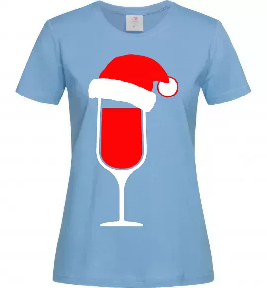 Женская футболка Келих в шапочці Голубой фото