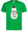 Мужская футболка Let it snow Зеленый Мужская футболка Let it snow Зеленый фото