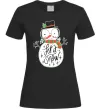 Жіноча футболка Let it snow Чорний Жіноча футболка Let it snow Чорний фото