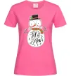 Жіноча футболка Let it snow Яскраво-рожевий Жіноча футболка Let it snow Яскраво-рожевий фото