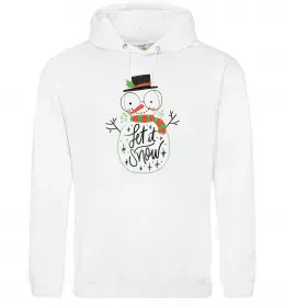 Мужская толстовка (худи) Сім'я зліпила сніговика Серый меланж фото