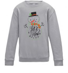 Детский Свитшот Let it snow