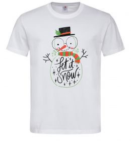 Чоловіча футболка Let it snow Чоловіча футболка Let it snow