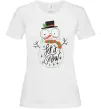 Жіноча футболка Let it snow Білий Жіноча футболка Let it snow Білий фото