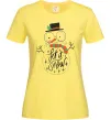 Жіноча футболка Let it snow Лимонний Жіноча футболка Let it snow Лимонний фото
