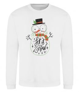 Свитшот Let it snow