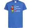 Детская футболка Грінч список Ярко-синий фото