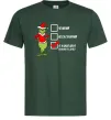Чоловіча футболка Грінч список Темно-зелений Чоловіча футболка Грінч список Темно-зелений фото
