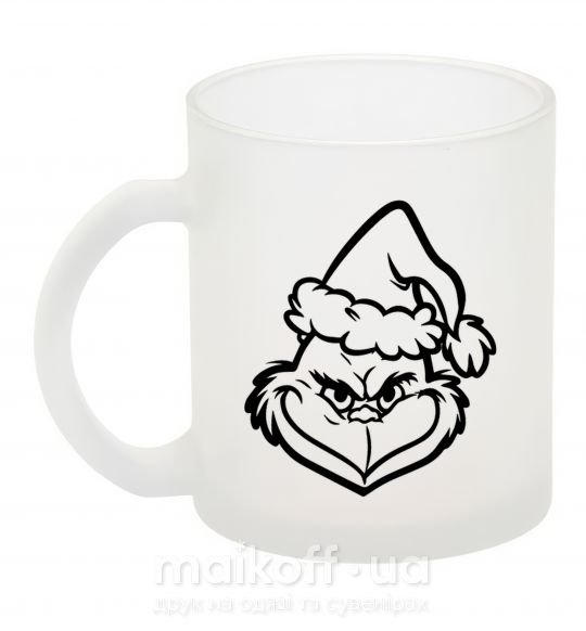 Чашка стеклянная Похититель Рождества в шапочке Фроузен фото