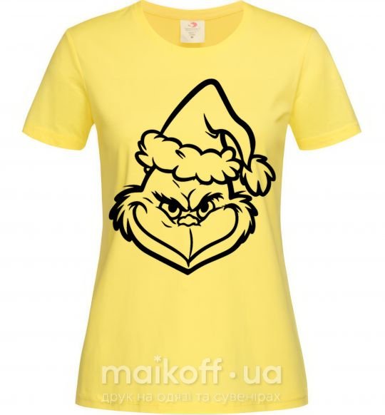Женская футболка Похититель Рождества в шапочке Лимонный фото
