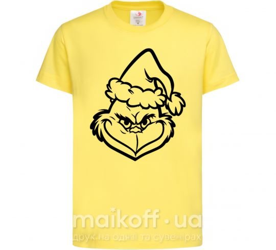 Дитяча футболка Похититель Рождества в шапочке Лимонний фото