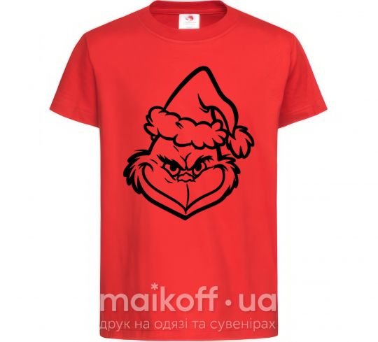 Детская футболка Похититель Рождества в шапочке Красный фото