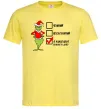 Чоловіча футболка Грінч список Лимонний Чоловіча футболка Грінч список Лимонний фото