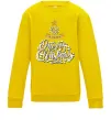 Детский Свитшот Wish you a very merry Christmas tree Солнечно желтый Детский Свитшот Wish you a very merry Christmas tree Солнечно желтый фото